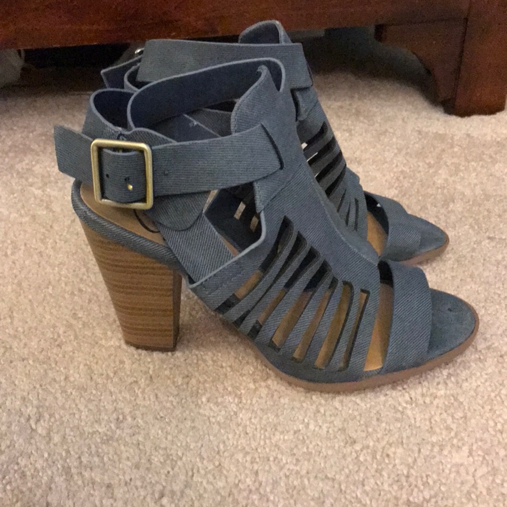 Caged Open Toe Booties